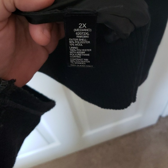 Wool short waisted pea coat - Picture 4 of 4